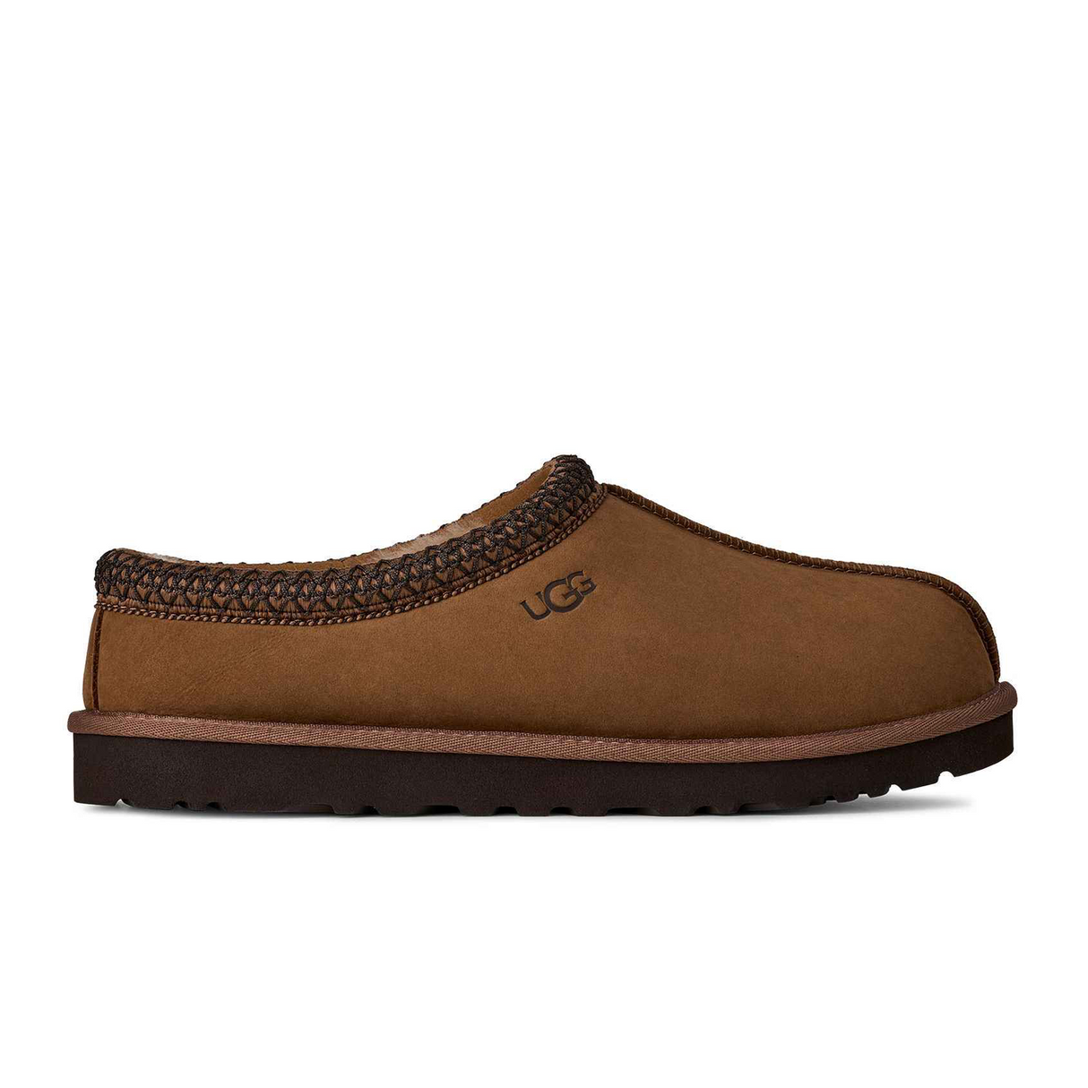 UGG® Tasman II Nubuck (Men) - Dark Chestnut Dress-Casual - Slipper - The Heel Shoe Fitters