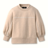 UGG® Classic Puff Sleeve Top (Women) - Sand Heather Apparel - Top - Long Sleeve - The Heel Shoe Fitters