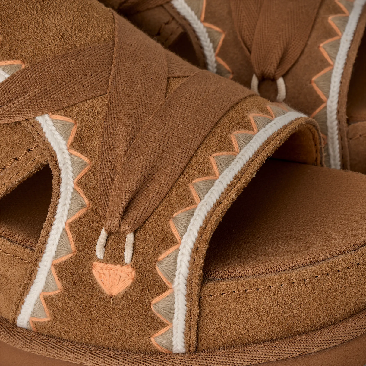 UGG® GoldenStar Hi Artistitch (Women) - Chestnut Multi