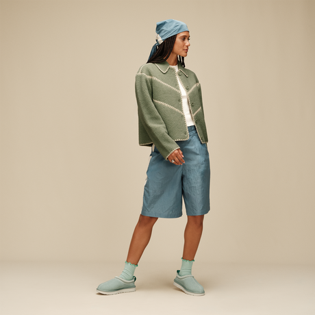 UGG® Tasman Meadow Accent (Women) - Artichoke Dress-Casual - Slipper - The Heel Shoe Fitters