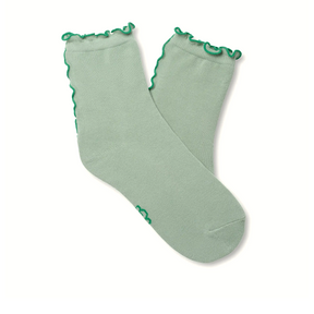 UGG® Karsyn Lettuce Edge Quarter II (Women) - Artichoke/Hummingbird Accessories - Socks - Lifestyle - The Heel Shoe Fitters