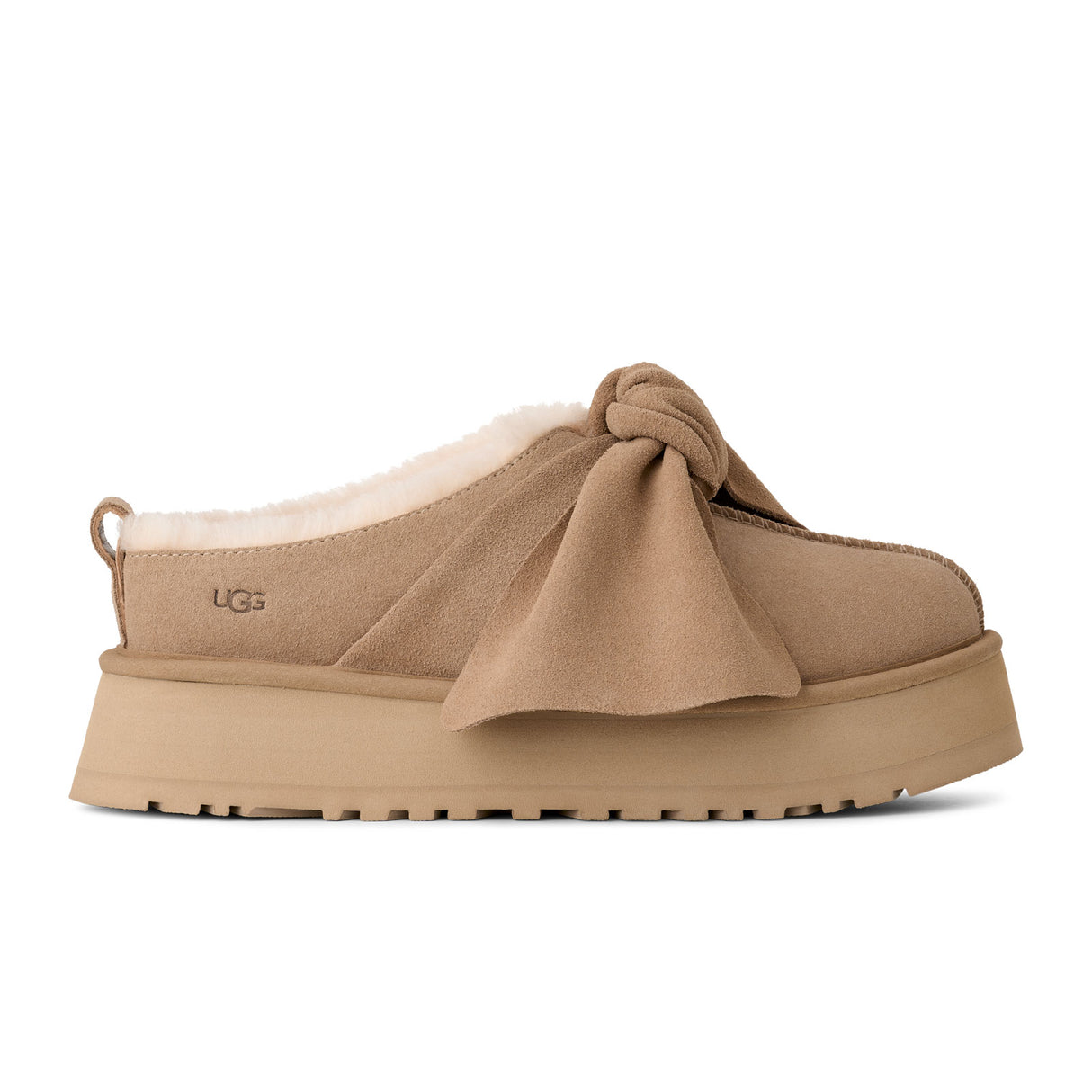 UGG® Platform Slip On Bow (Women) Sand – The Heel Shoe Fitters
