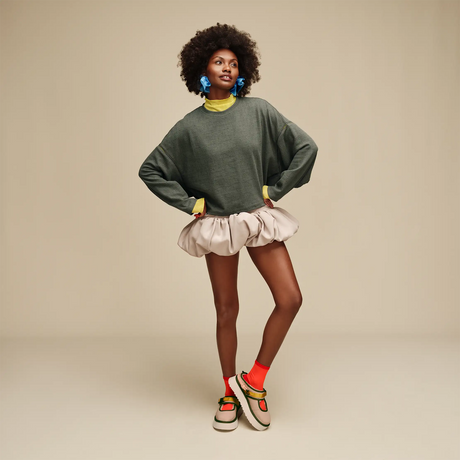 UGG® Hayvie Crewneck (Women) - Green Grey Apparel - Top - Long Sleeve - The Heel Shoe Fitters