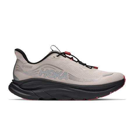 Hoka Clifton 11 GTX Running Shoe (Men) - River Rock Grey/Carbon Black Athletic - Running - Neutral - The Heel Shoe Fitters