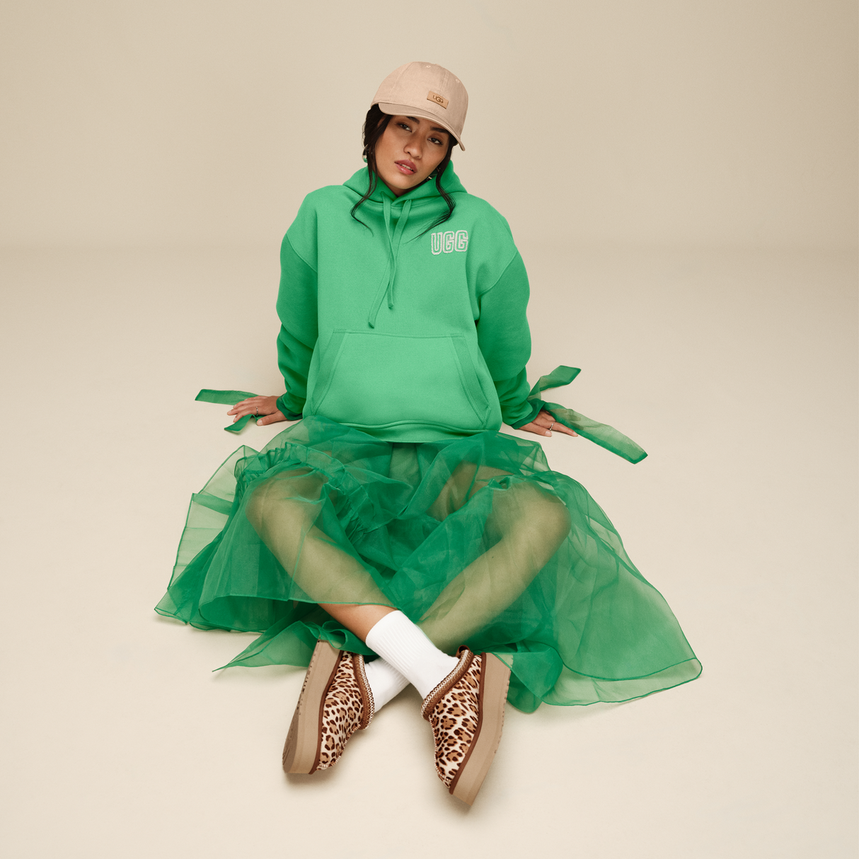 UGG® Tazz Plains (Women) - Felicity Leopard Jasmine Dress-Casual - Slipper - The Heel Shoe Fitters