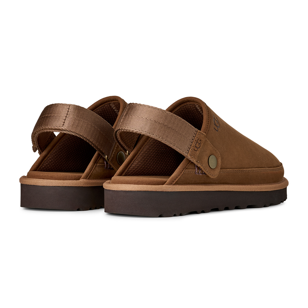 UGG® Goldencoast Clog II Nubuck (Men) - Dark Chestnut
