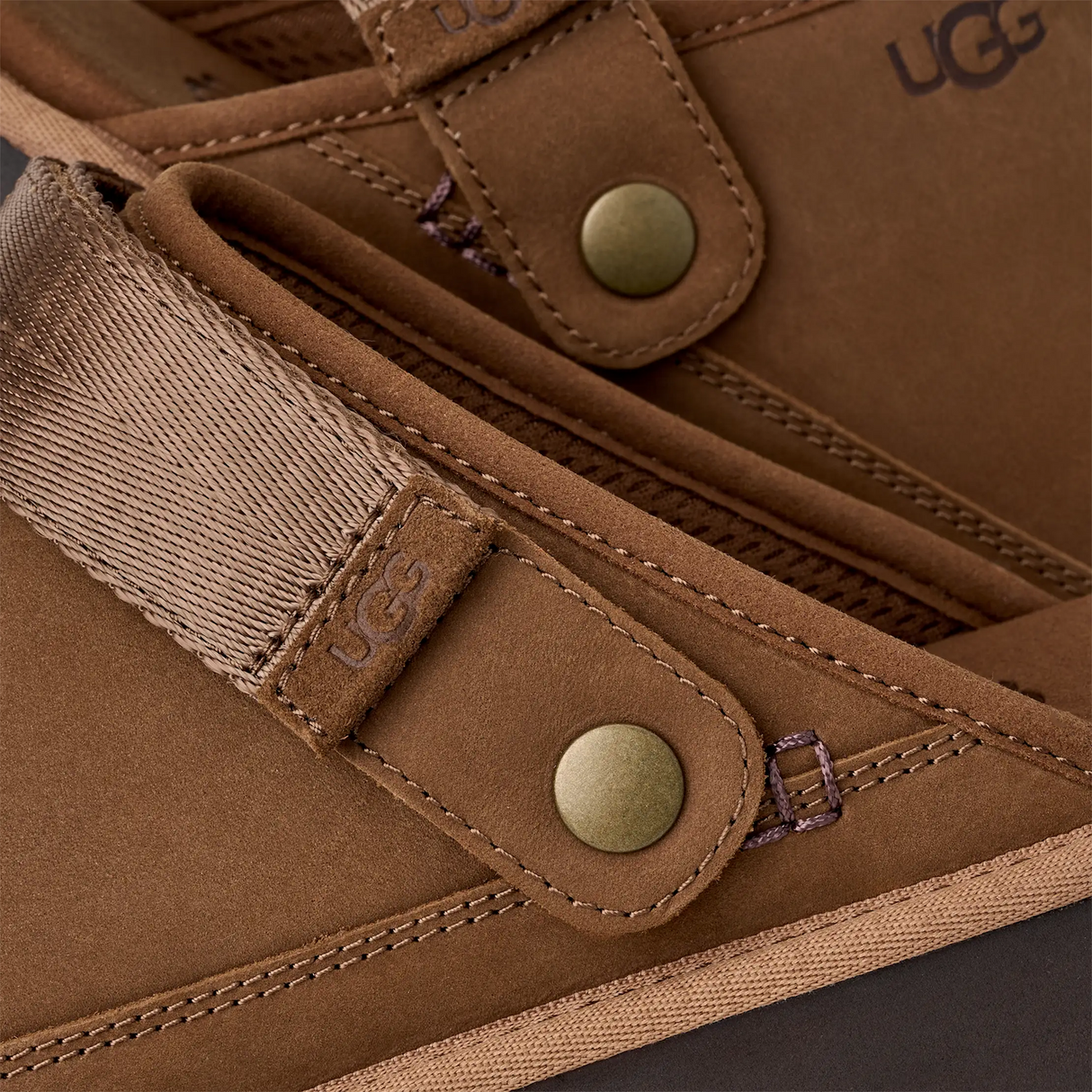 UGG® Goldencoast Clog II Nubuck (Men) - Dark Chestnut
