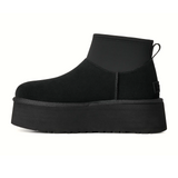 UGG® Classic Mini Dipper Legwarmer (Women) - Black Boots - Casual - High - The Heel Shoe Fitters