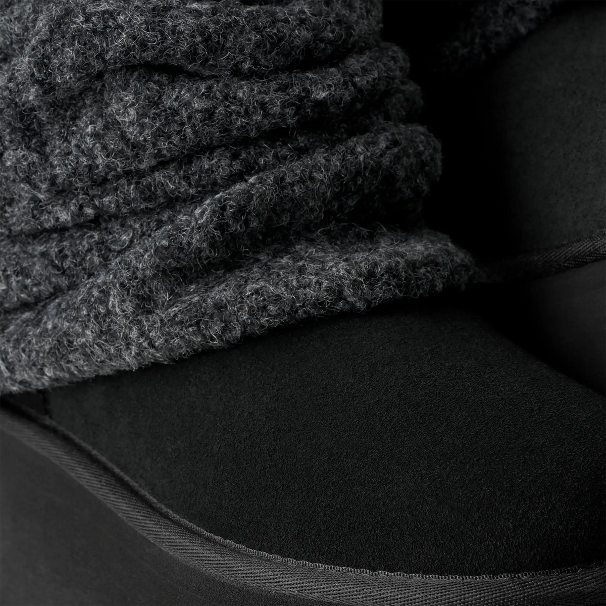 UGG® Classic Mini Dipper Legwarmer (Women) - Black Boots - Casual - High - The Heel Shoe Fitters