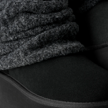 UGG® Classic Mini Dipper Legwarmer (Women) - Black Boots - Casual - High - The Heel Shoe Fitters