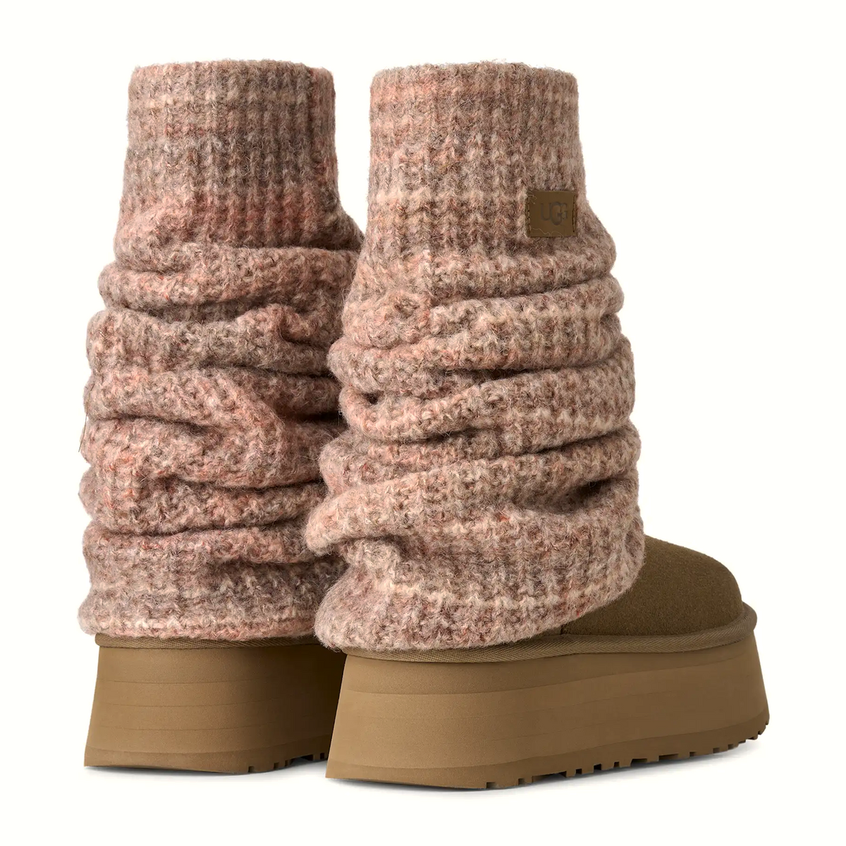 UGG® Classic Mini Dipper Legwarmer (Women) - Light Bronze Boots - Casual - High - The Heel Shoe Fitters