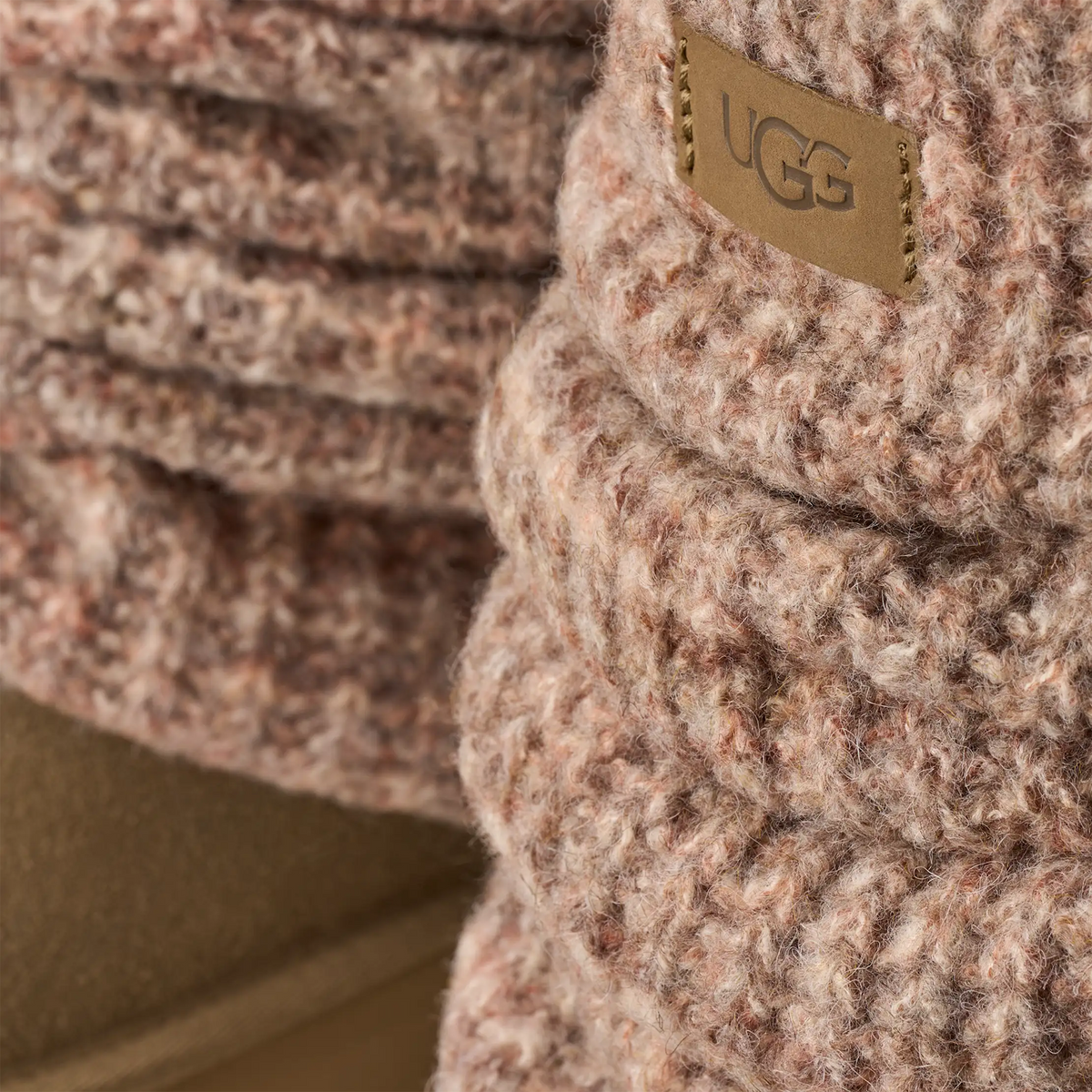 UGG® Classic Mini Dipper Legwarmer (Women) - Light Bronze Boots - Casual - High - The Heel Shoe Fitters