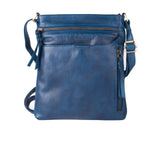 Milo Edith Crossbody Bag - Blue Leather Accessories - Bags - Crossbody - The Heel Shoe Fitters