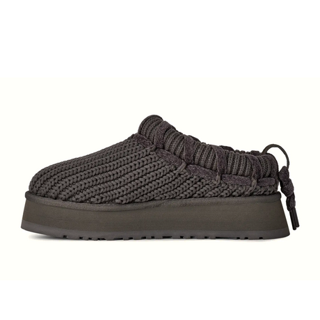 UGG® Tazz Whipstitch Knit (Women) - Charcoal Dress-Casual - Slipper - The Heel Shoe Fitters