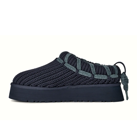 UGG® Tazz Whipstitch Knit (Women) - Dark Indigo Dress-Casual - Slipper - The Heel Shoe Fitters