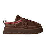 UGG® Heritage Lace Up Slipper (Women) - Burnt Cedar