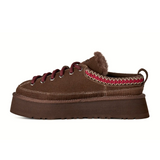 UGG® Heritage Lace Up Slipper (Women) - Burnt Cedar