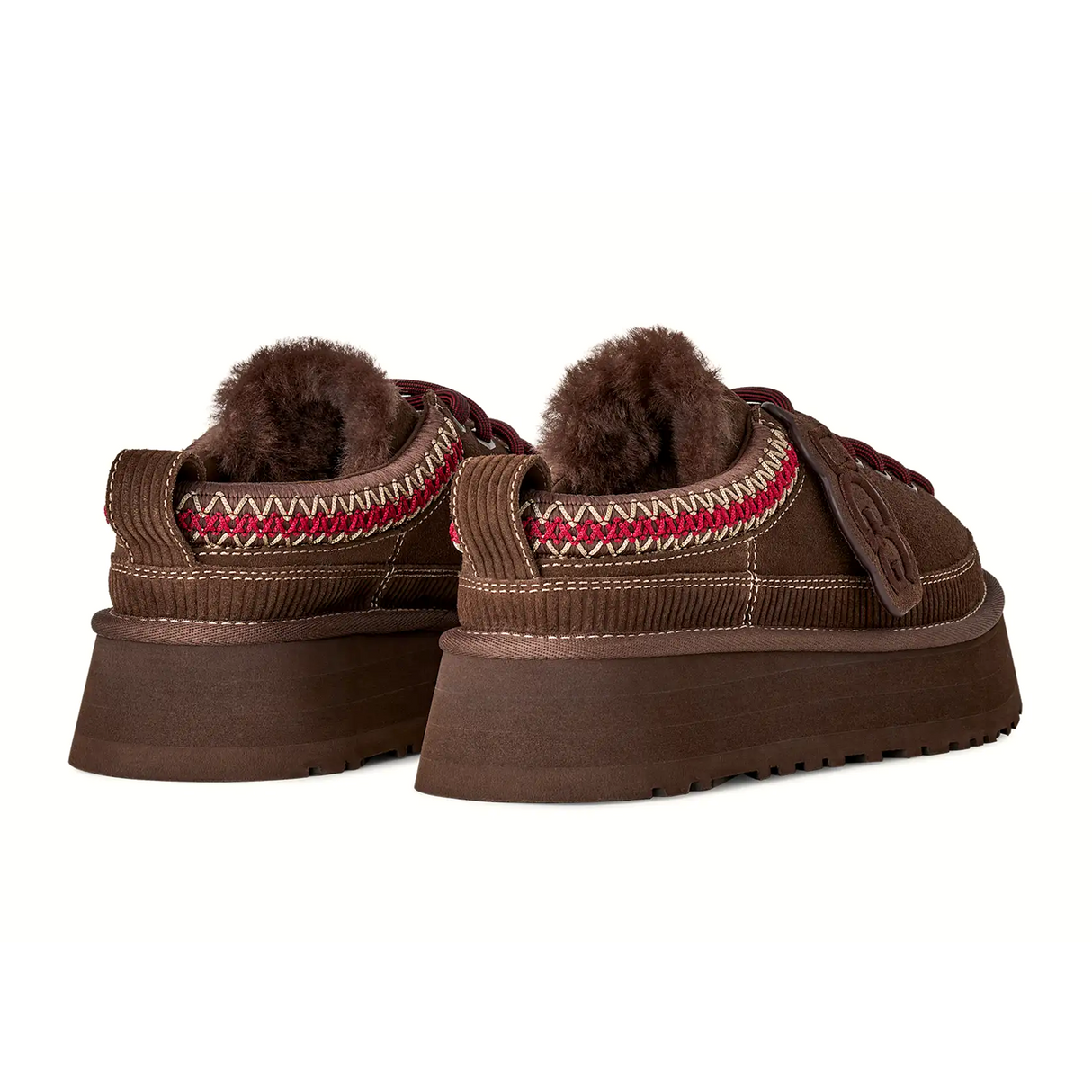 UGG® Heritage Lace Up Slipper (Women) - Burnt Cedar