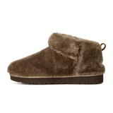 UGG® Classic Ultra Mini Fluffed (Women) - Light Bronze Boots - Casual - Low - The Heel Shoe Fitters