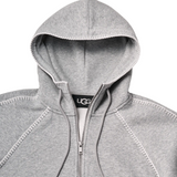 UGG® Classic Full-Zip Hoodie (Women) - Grey Heather Apparel - Top - Sweatshirt - The Heel Shoe Fitters