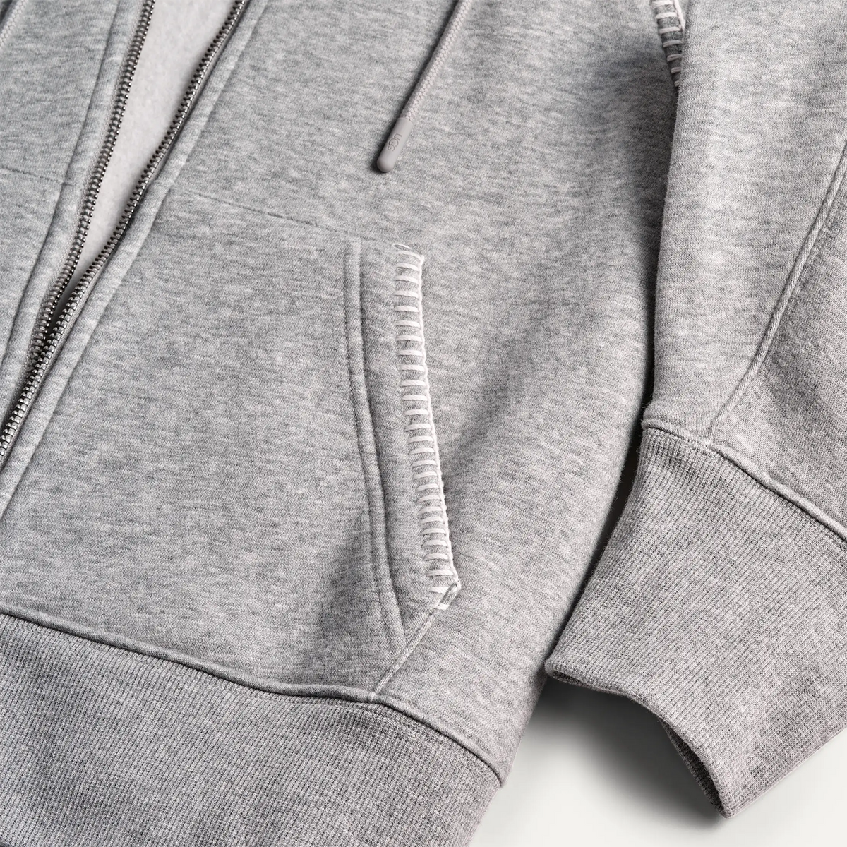 UGG® Classic Full-Zip Hoodie (Women) - Grey Heather Apparel - Top - Sweatshirt - The Heel Shoe Fitters