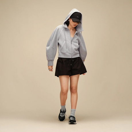UGG® Classic Full-Zip Hoodie (Women) - Grey Heather Apparel - Top - Sweatshirt - The Heel Shoe Fitters