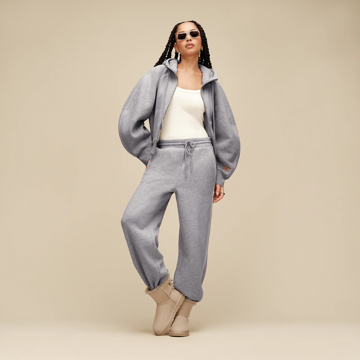 UGG® Classic Straight-Leg Pant (Women) - Grey Heather