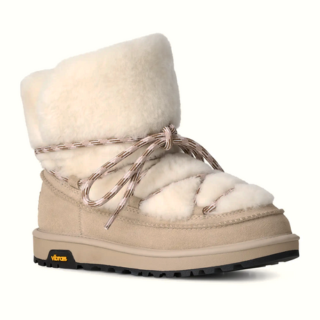 UGG® Classic Tread Fluffed Boot (Women) - Moonlight Boots - Casual - Mid - The Heel Shoe Fitters
