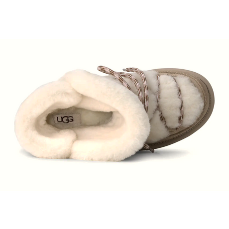 UGG® Classic Tread Fluffed Boot (Women) - Moonlight Boots - Casual - Mid - The Heel Shoe Fitters