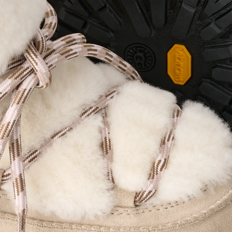 UGG® Classic Tread Fluffed Boot (Women) - Moonlight Boots - Casual - Mid - The Heel Shoe Fitters