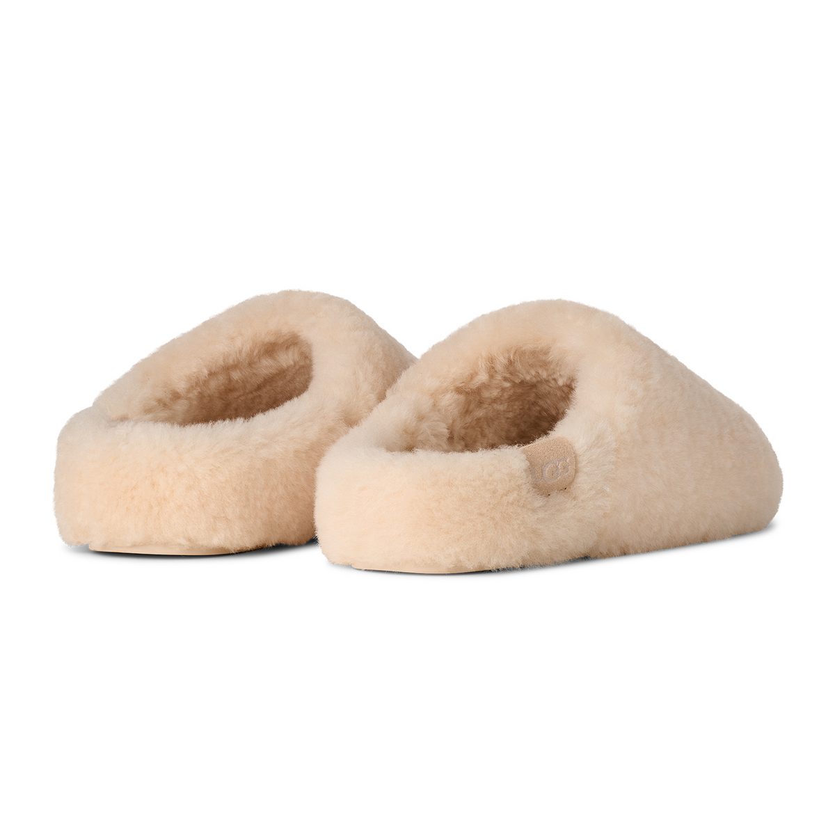 UGG® Elea Fluffed Slip On (Women) - Natural Dress-Casual - Slipper - The Heel Shoe Fitters