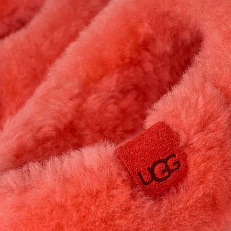 UGG® Elea Fluffed Slip On (Women) - Orange Gerbera Dress-Casual - Slipper - The Heel Shoe Fitters