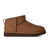 UGG® Classic Ultra Mini Nubuck (Women) - Dark Chestnut