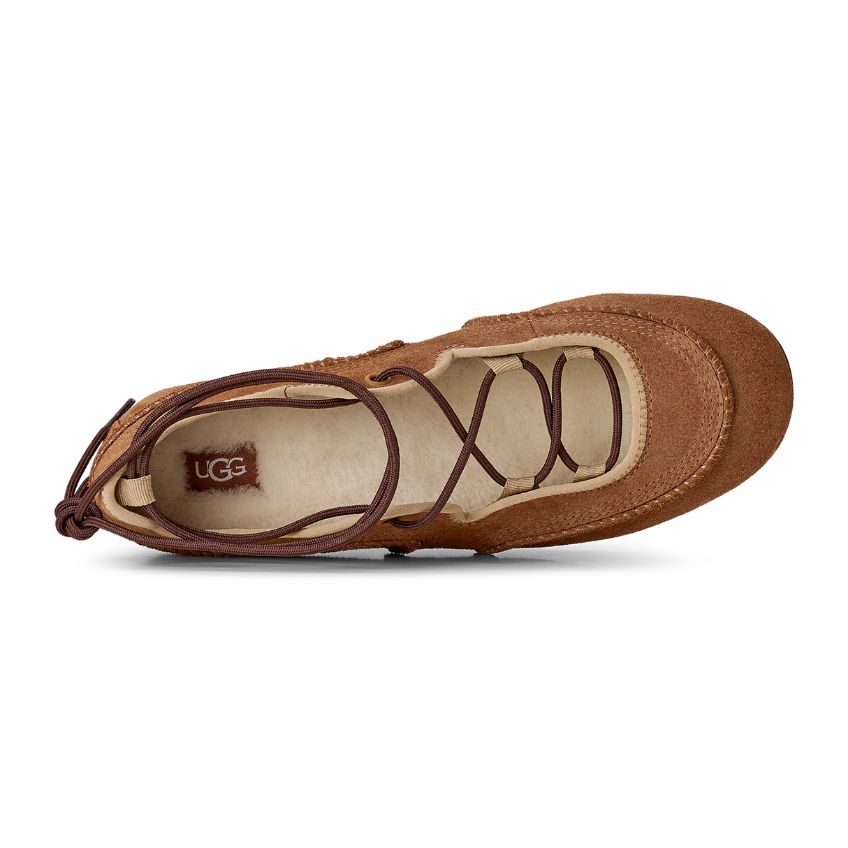 UGG® Quill Ballet Sneaker (Women) - Chestnut/Sand