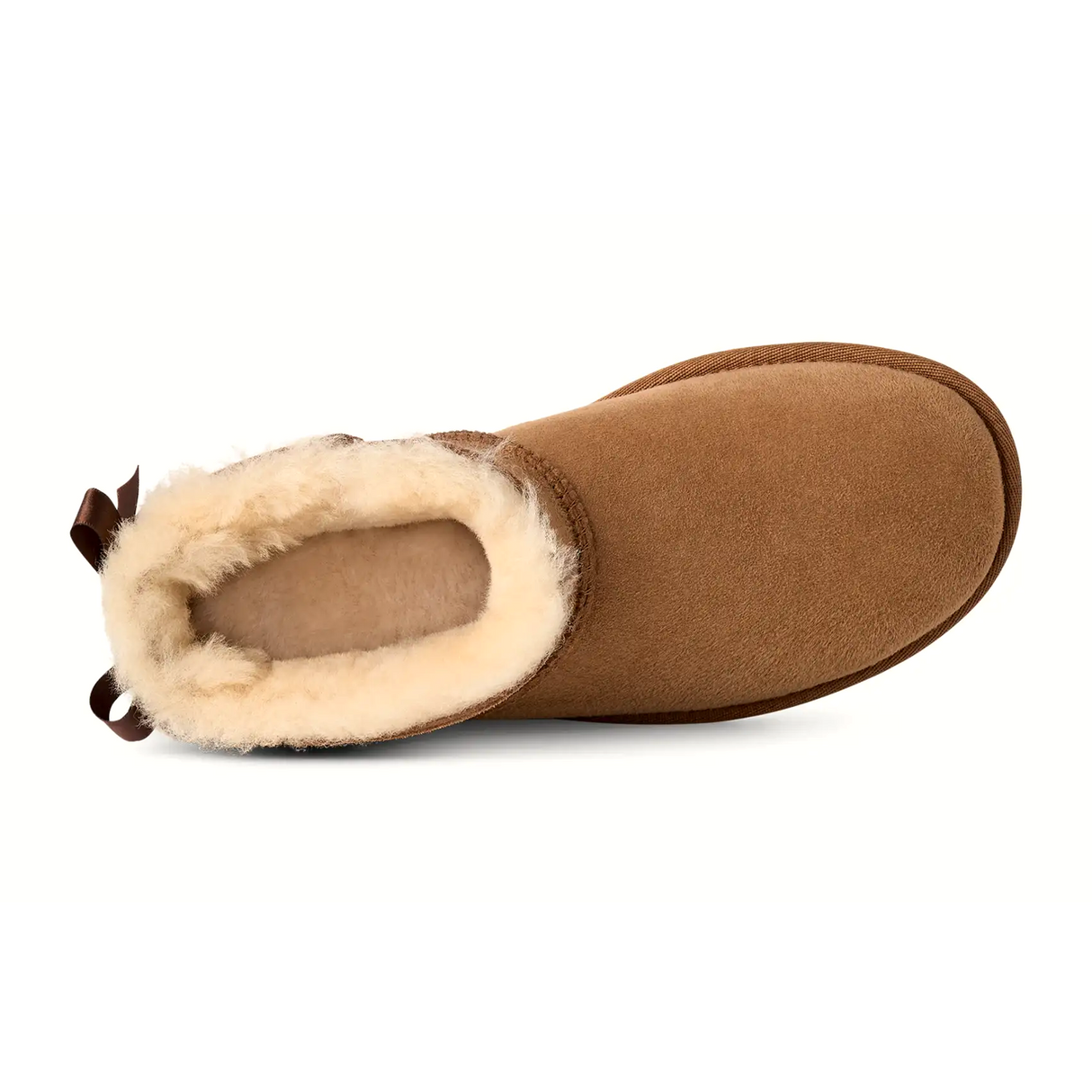 UGG® Classic Ultra Mini Bailey Bow (Women) - Chestnut