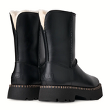 UGG® Uptowner Short Boot (Women) - Black Leather
