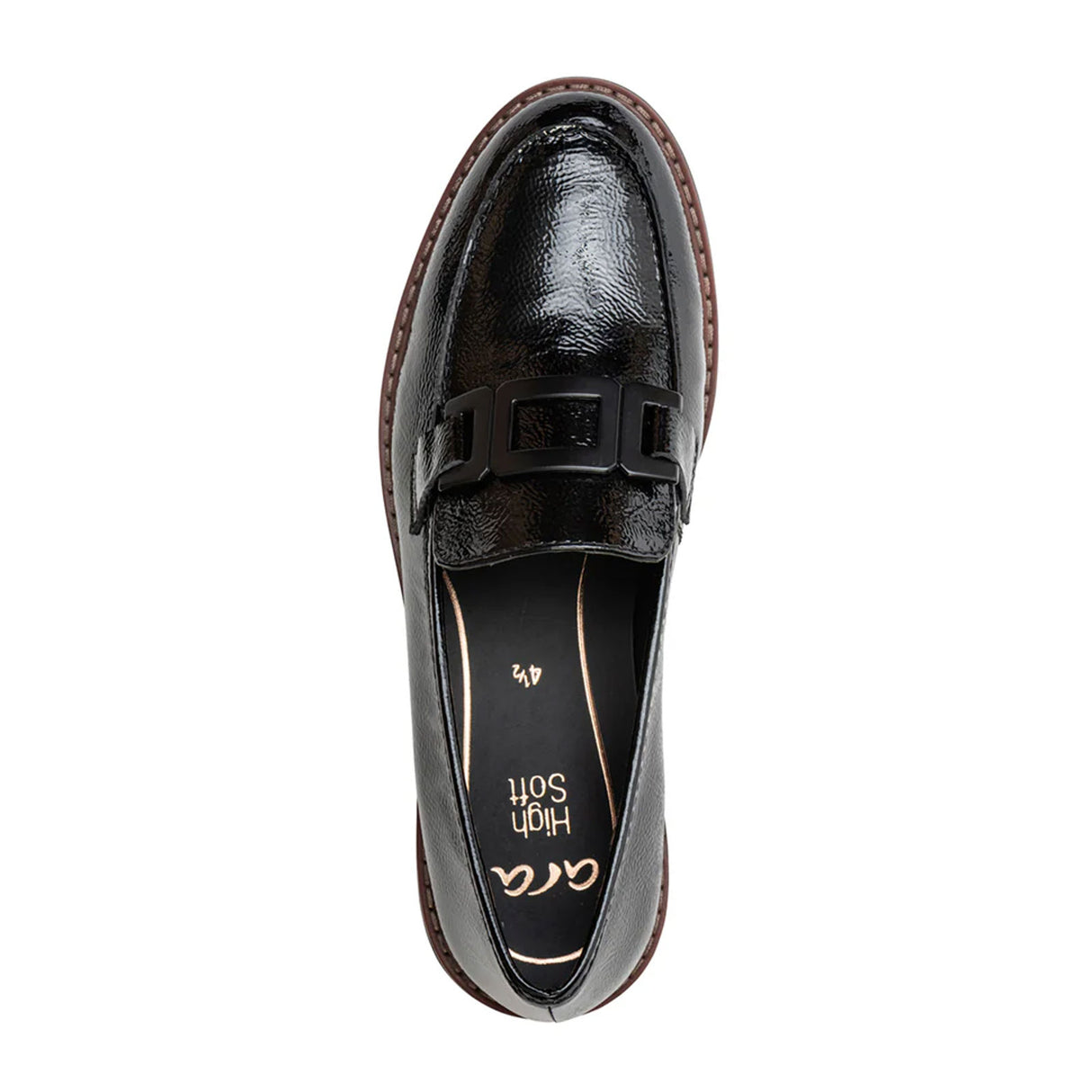 Ara Katsura Loafer (Women) - Black Patent Dress-Casual - Loafers - The Heel Shoe Fitters