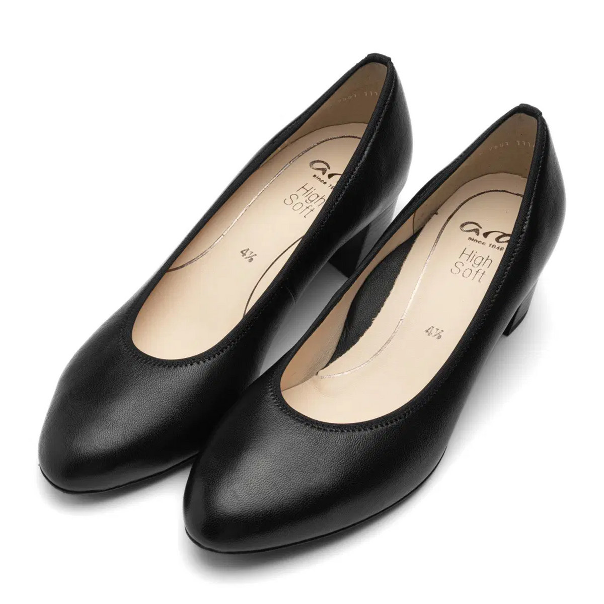 Ara Kendall Pump (Women) - Black Nappa
