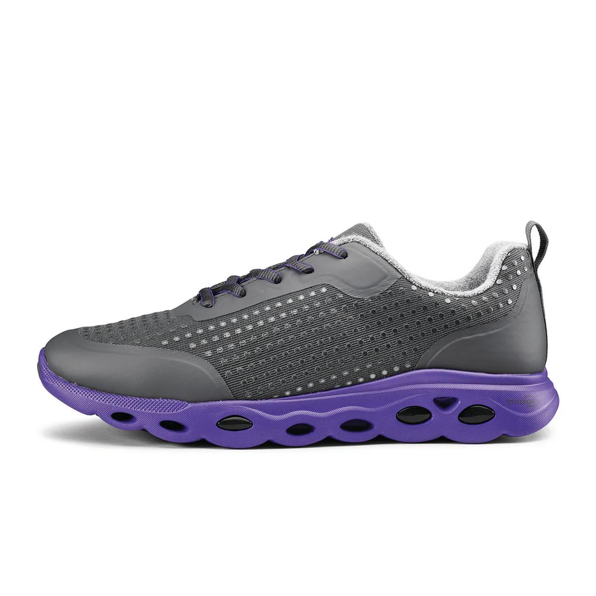 Ara Montclair Sneaker (Women) - Graphite/Purple Athletic - Casual - Lace Up - The Heel Shoe Fitters