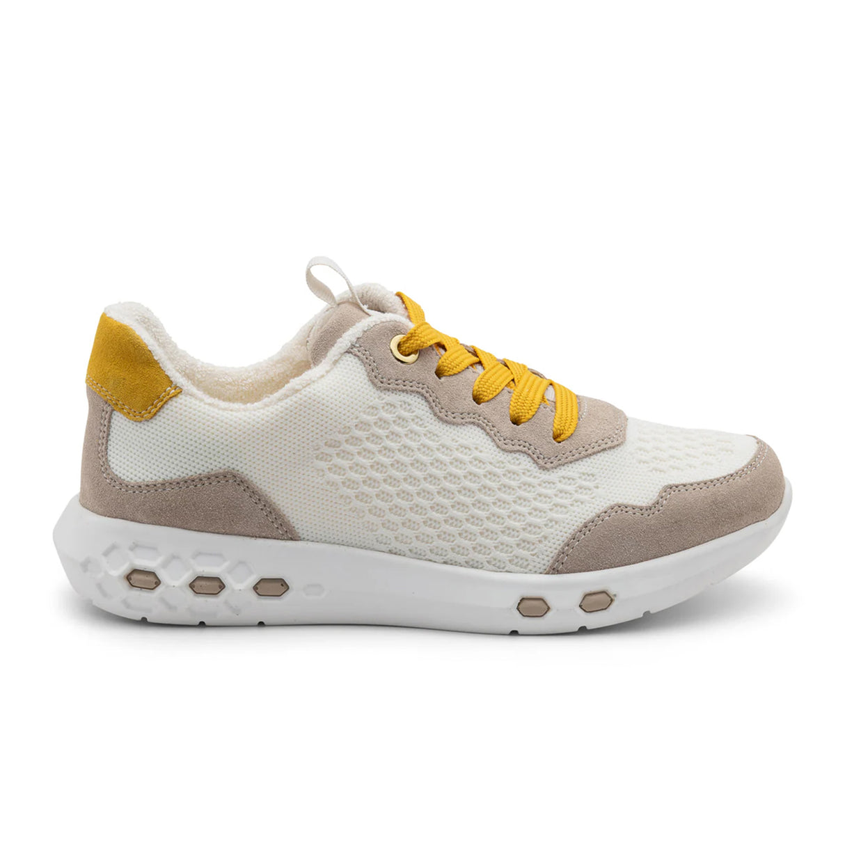 Ara Janet Sneaker (Women) - Shell/Cloud/Sun Athletic - Casual - Lace Up - The Heel Shoe Fitters