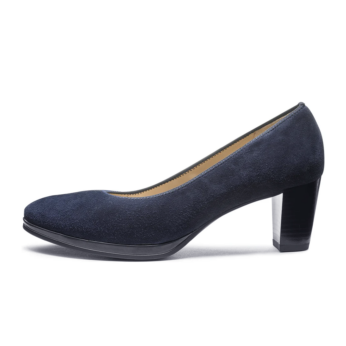 Ara Ophelia Pump (Women) - Navy Kid Suede Dress-Casual - Heels - The Heel Shoe Fitters