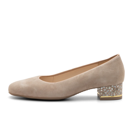 Ara Gabrielle Pump (Women) - Sand Suede Dress-Casual - Heels - The Heel Shoe Fitters