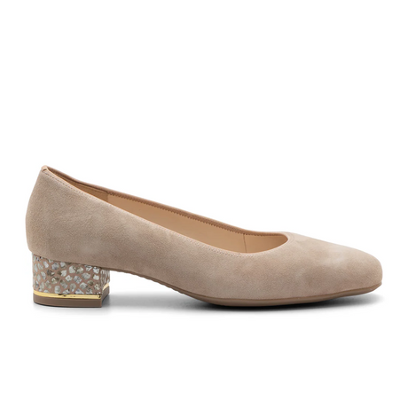 Ara Gabrielle Pump (Women) - Sand Suede Dress-Casual - Heels - The Heel Shoe Fitters