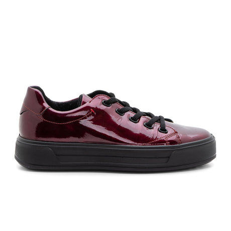 Ara Crystal Sneaker (Women) - Chili Patent Athletic - Casual - Lace Up - The Heel Shoe Fitters