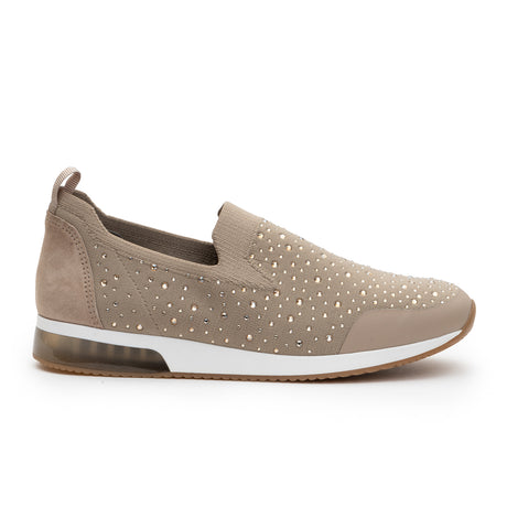 Ara Layton Slip On Sneaker (Women) - Sand with Stones  - The Heel Shoe Fitters