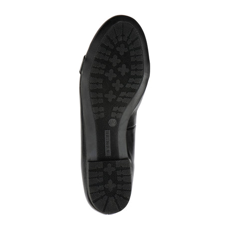 Ara Scout Chain Flat (Women) - Black Leather Dress-Casual - Flat - The Heel Shoe Fitters