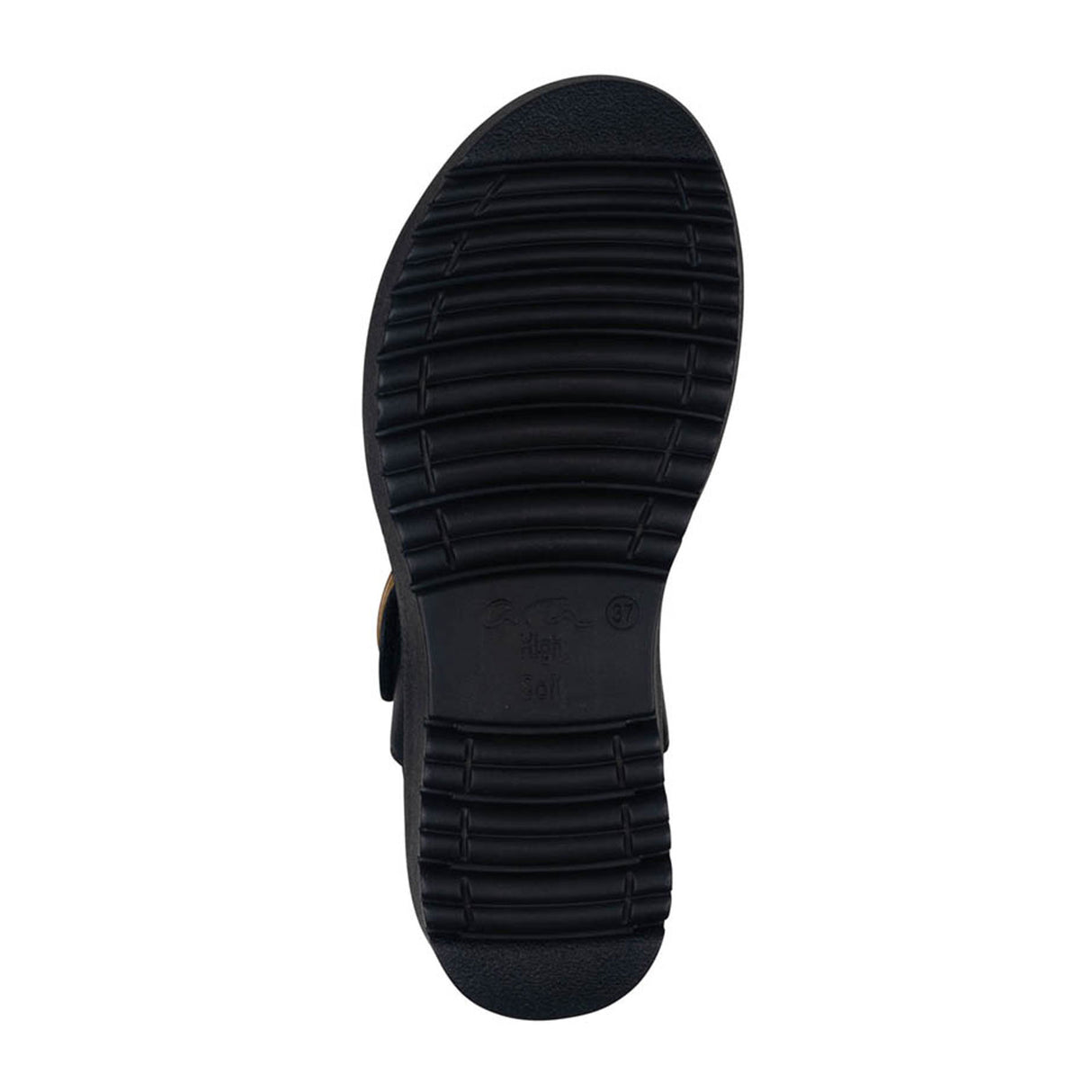 Ara Bayview Wedge Sandal (Women) - Black Nappa Leather Sandals - Heel/Wedge - The Heel Shoe Fitters