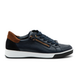 Ara Rei-Low Sneaker (Women) - Navy Calf Leather Athletic - Casual - Lace Up - The Heel Shoe Fitters