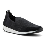 Ara Layton 3 Slip-On (Women) - Black Wovenstretch Suede Athletic - Casual - Slip On - The Heel Shoe Fitters