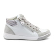 Ara Rei High Top Sneaker (Women) - Fog/White/Silver Dress-Casual - Sneakers - The Heel Shoe Fitters